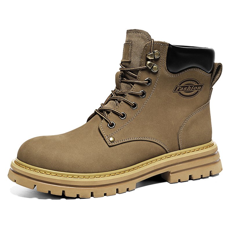 Pigskin boots BROWN